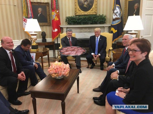 Дональд Трамп и Пётр Пороше́нко