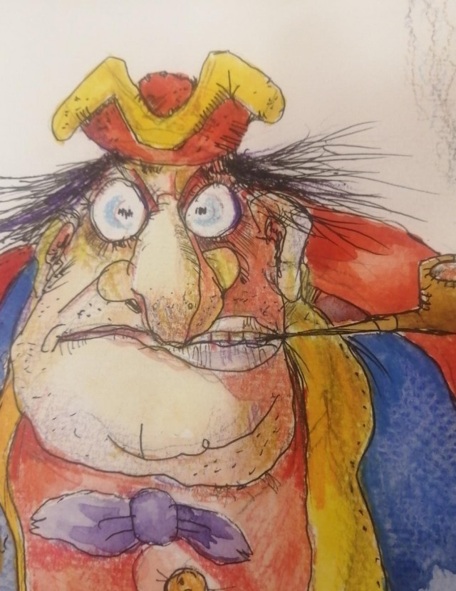 И опять трудноузнаваемые персонажи от малоизвестного художника