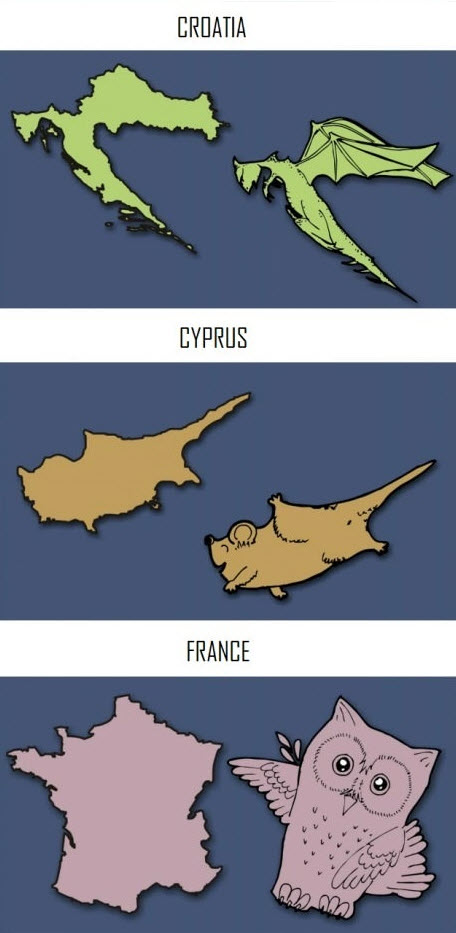 На что похожи страны Европы