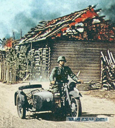 Немецкие фотографии русской деревни 1942-1943 гг. Фотограф Асимус Реммер
