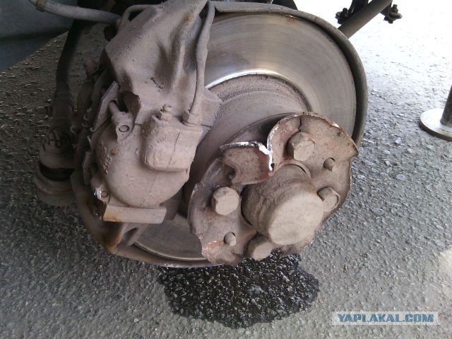 Колесо сломалось!