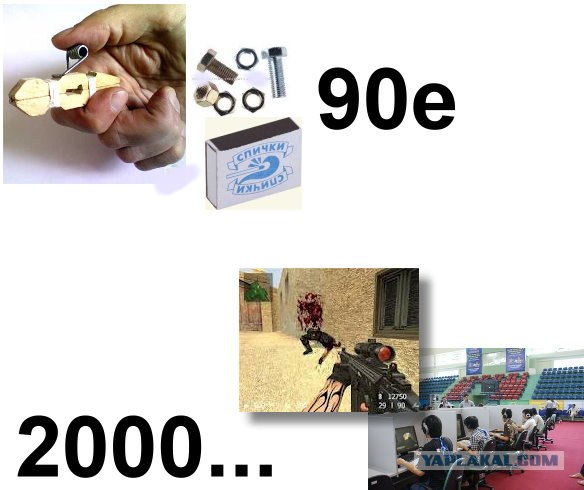 90е vs 2000е