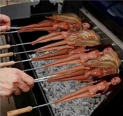 Белые брюки превращаются...