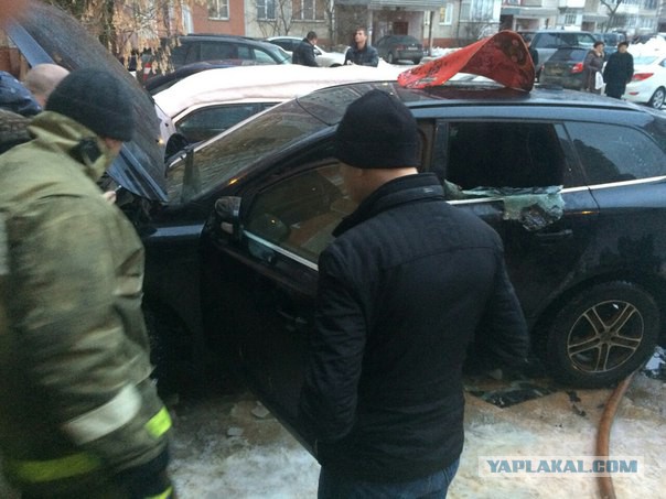 Поджог "Вольво" в Липецке