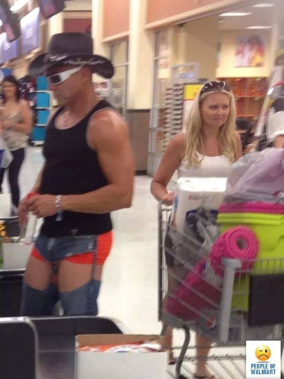 Экстравагантные покупатели Walmart