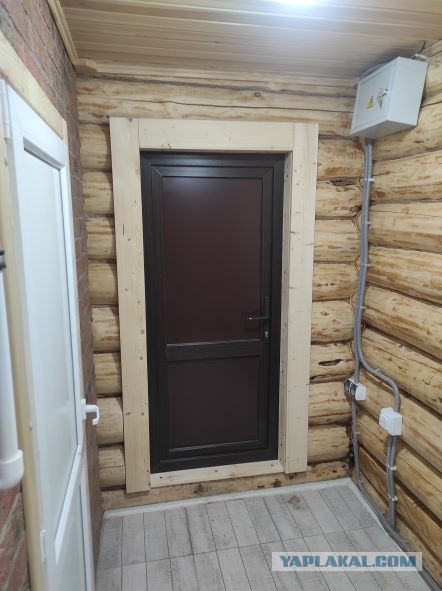 Достроил баню