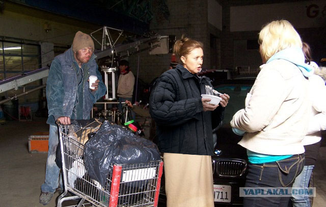 Съемки Голливудского кино