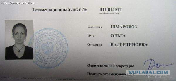Необычные фамилии. Вот повезло же людям