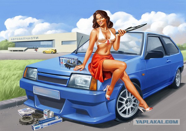 PIN-UP искусство Russian style