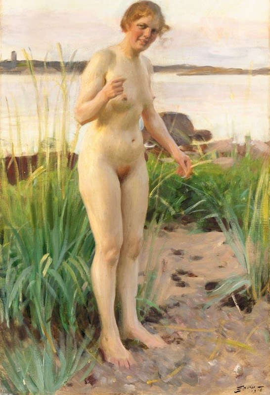 «На природе» Худ. Андерс Цорн. 1888 г.