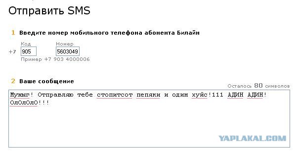 Как разводят по смс