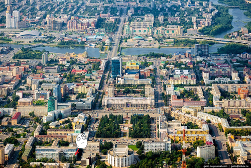 Челябинск с вертолёта
