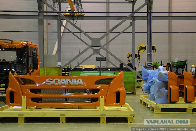Завод SCANIA в Санкт-Петербурге