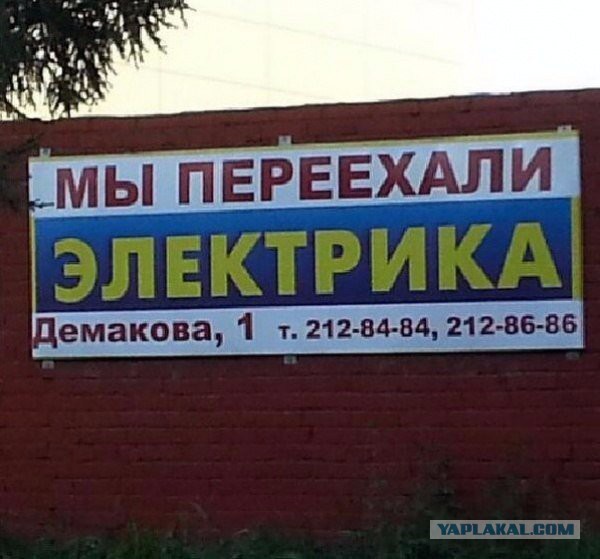 Бессмысленные и беспощадные объявления, вывески и реклама