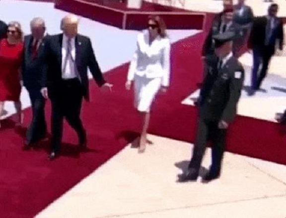 Дональд и Мелания Трамп. Язык тела