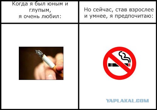 Фотожаба: Когда я был юным и глупым