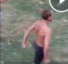 В Краснодаре пацаны просто делали себе турник, когда к ним подошёл бухой ханурик...