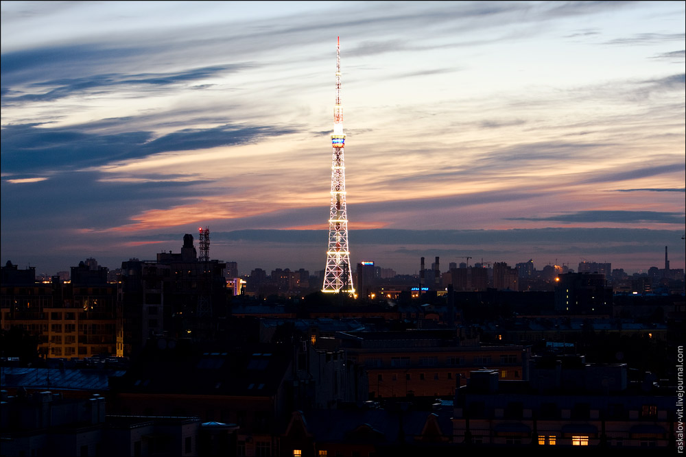 Телебашня в санкт петербурге