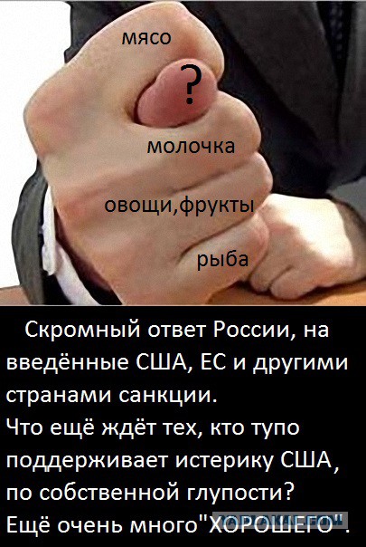 Страшны ли санкции России? (карикатуры)