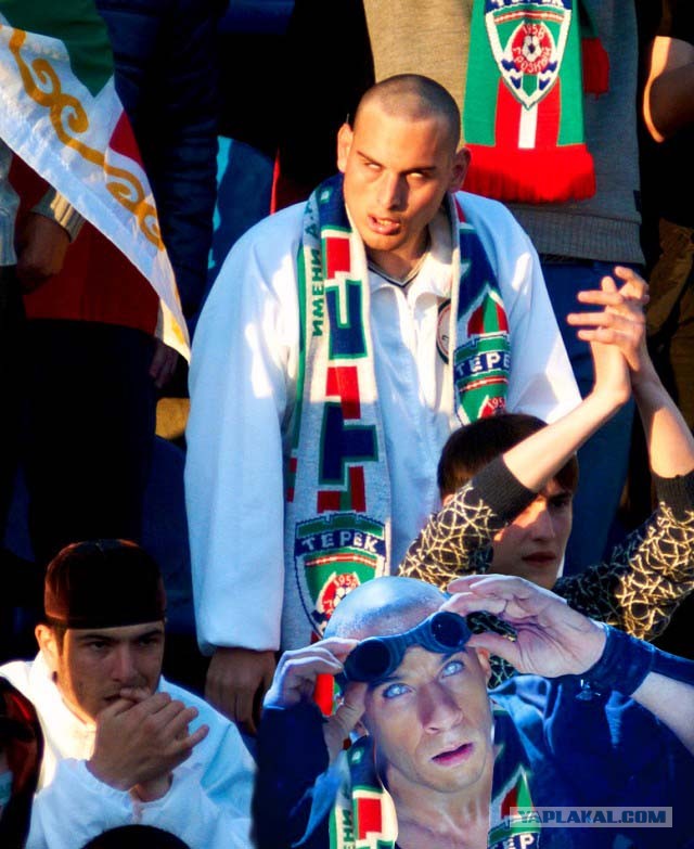 Грозненский фанат ФК "Терек"