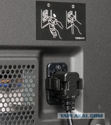 Сгибаем кабель питания телевизора