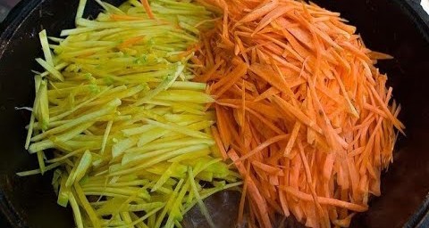 Морковь соломкой