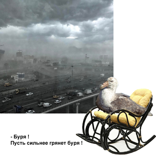 В Москве ураган!