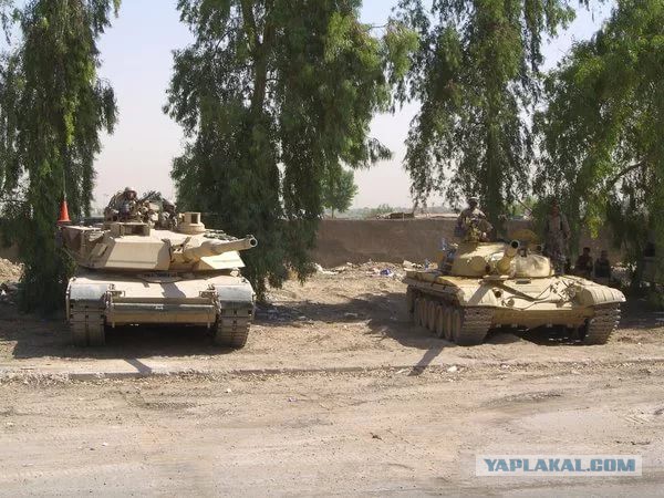 Abrams в грязи
