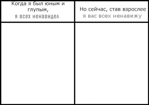 Фотожаба: Когда я был юным и глупым