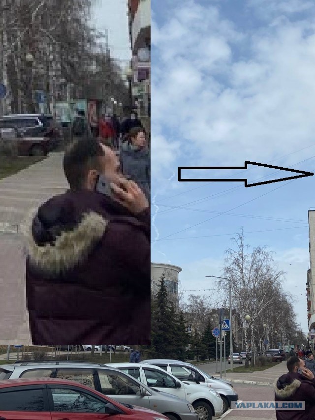 Жители Белгорода в соцсетях сообщают о звуке взрыва над городом. В небе при этом был видел дымный след