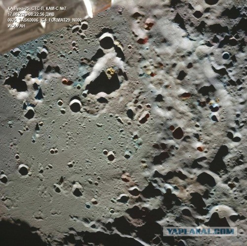 "Луна-25" сделала первый снимок лунной поверхности, сообщил "Роскосмос"