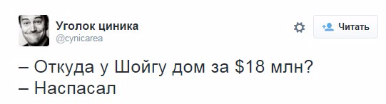 Шойгу устал от «разжиревшей Москвы»