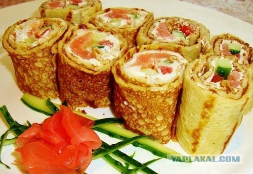 Жареные роллы и точка