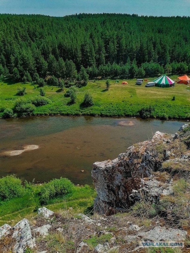Уральские пейзажи в районе реки Реж