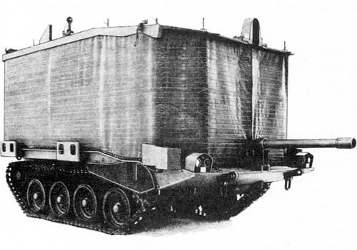 Плавающий безбашенный шведский танк Strv 103