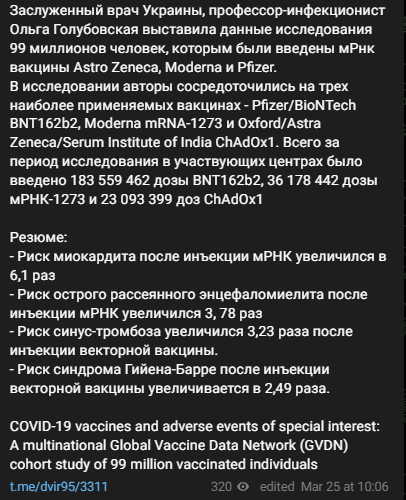 Мандаты на вакцинацию против COVID-19 были на 100% политическим решением