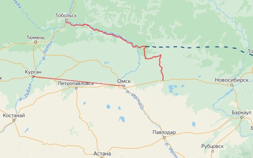 В Сибири новая дорога свяжет Омскую, Тюменскую и Новосибирскую области по новому маршруту