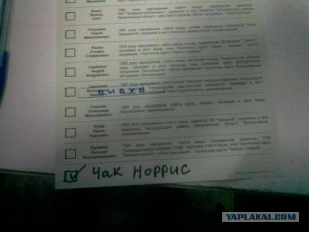 Мое голосование во Львове