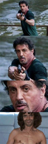 Фотожаба: Куда так торопится Слай?