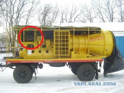 Авто-огнетушитель против костра.