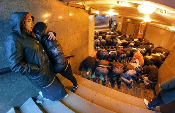 Курбан байрам в Москве, без комментариев...