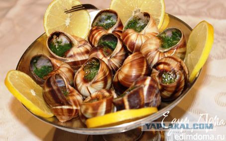 Рецепты улиток мяса с фото