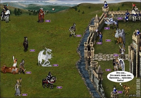 Немного юмора о "Heroes of Might and Magic III"