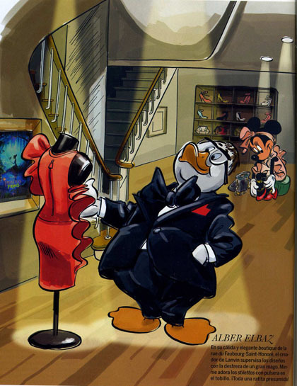 Кутюрье в виде диснеевских героев