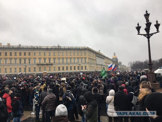 Задержания происходят на антикоррупционных акциях «Он нам не Димон»