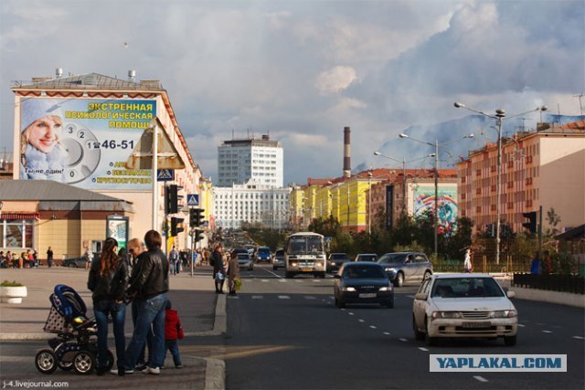 За Полярным кругом. Норильск. Тундра.