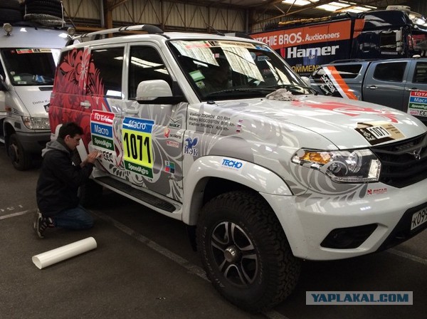 UAZ Patriot впервые отправляется на Дакар