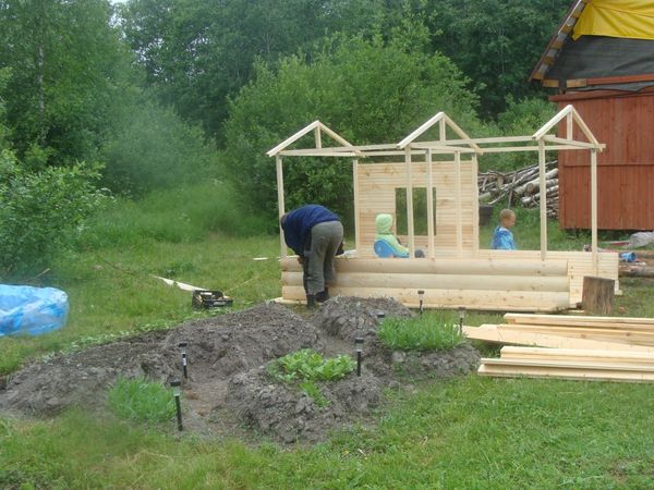 Детский домик своими руками