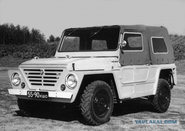 Испытания на плаву российского автомобиля "Ансырь"