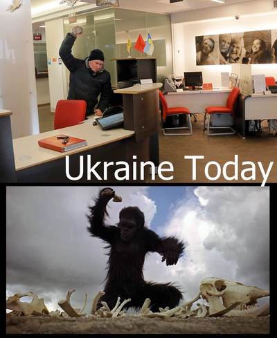 А тупой негр из Штатов монитор унёс бы...